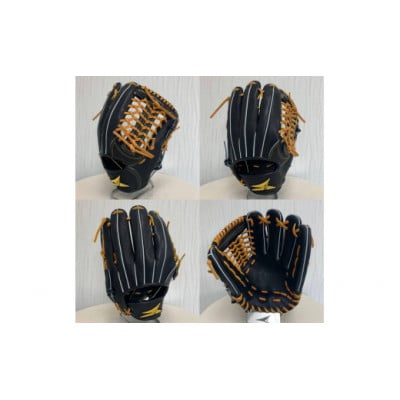 【ブラック・右投げ用】SAEKI　野球グローブ 【軟式・品番175】