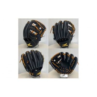 【ブラック・右投げ用】SAEKI　野球グローブ 【硬式・品番140】