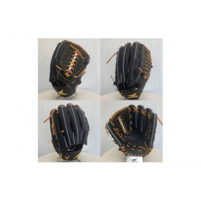 【ブラック:右投げ用】SAEKI　野球グローブ 【軟式・品番110】