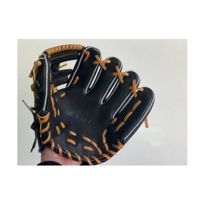 【ブラック・右投げ用】SAEKI　野球グローブ 【軟式・品番140】