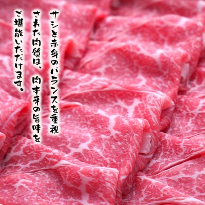 淡路ビーフ 赤身すき焼き・しゃぶしゃぶ用600g　ao08831