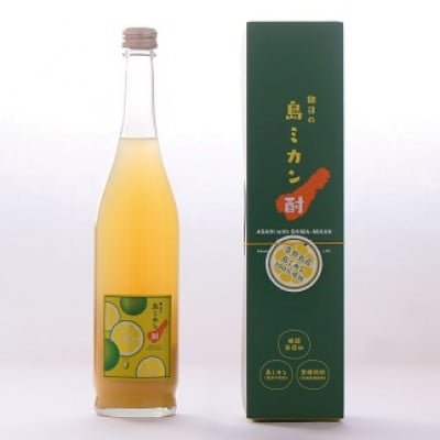 【リキュール】「朝日の島ミカン酎」8%500ml×1本