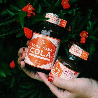 島仕込みクラフトコーラシロップ TOBA TOBA COLA 中&小各1本セット