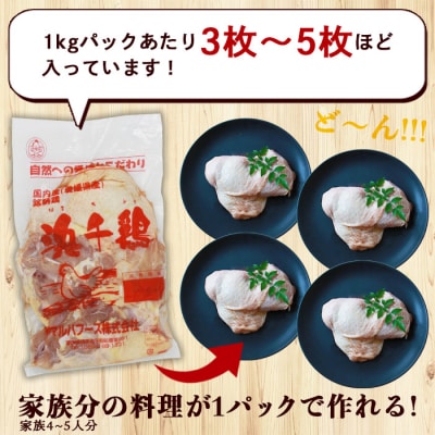 <銘柄鶏 浜千鳥 愛媛県産 若鶏もも肉 3kg(1kg×3)> 国産 鶏肉 鳥肉 とり モモ肉