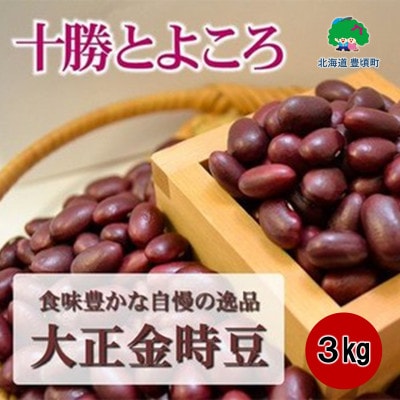 十勝とよころで育った金時豆3kg[No.5891-0185]