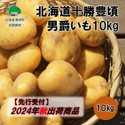 北海道十勝豊頃 男爵いも10kg 2024年秋以降出荷(先行受付)[58910616]