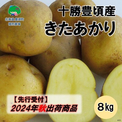十勝豊頃産 植村農場のきたあかり8kg 2024年秋以降出荷(先行受付)[No.5891603]