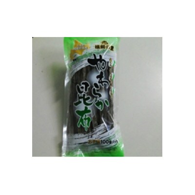 北海道福島町産　やわらか昆布　100g×3パック