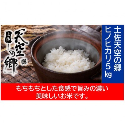 ★令和4年産★本山町の 棚田で育てられた 土佐天空の郷 ヒノヒカリ　5kg