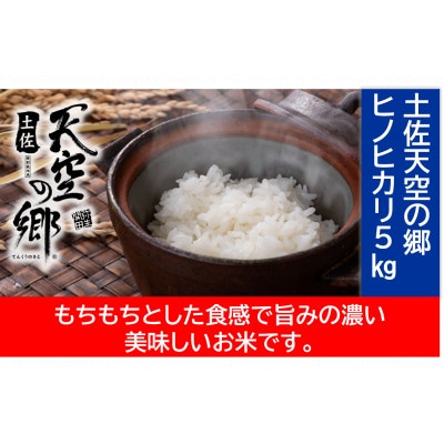 早期予約　★令和7年産新米★　土佐天空の郷　ヒノヒカリ5kg