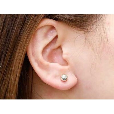 プラチナ ピアス 丸玉 6mm pt900 キャッチナッシャー ジュエリー 170712201pm