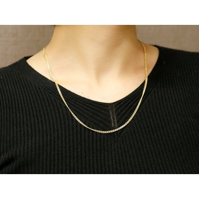 18金 ネックレス 50cm 喜平チェーン 2.3mm 18k 中空