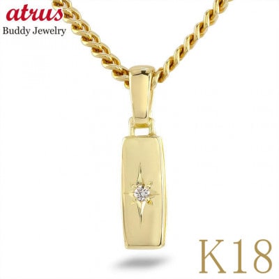 18金ネックレスヘッド ダイヤモンド イエローゴールドk18 221102101dymba