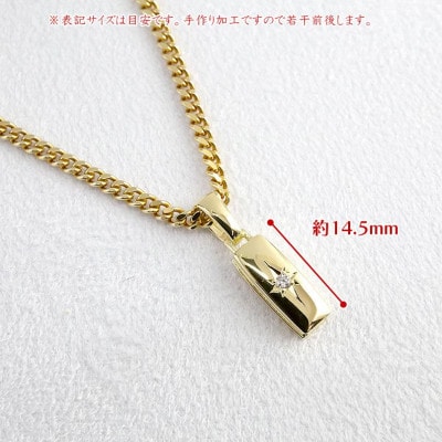 18金ネックレスヘッド ダイヤモンド イエローゴールドk18 221102101dymba