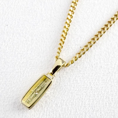 18金ネックレスヘッド ダイヤモンド イエローゴールドk18 221102101dymba
