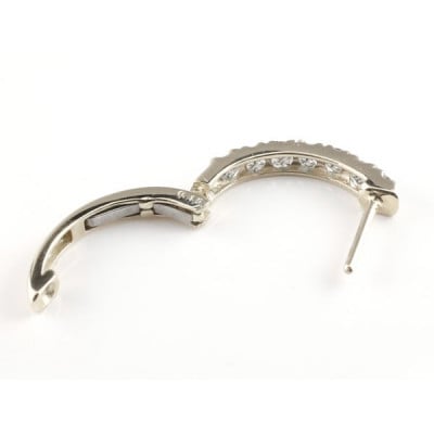 プラチナ ピアス ダイヤモンド 0.40ct フープピアス pt900 160617ad200dp