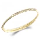 18金 ブレスレット ダイヤモンド 0.5ct 形状記憶 241003hy400dy