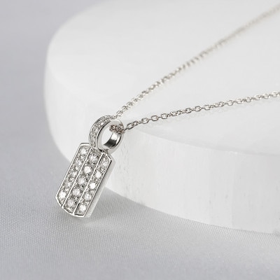 プラチナ ペンダントトップ ダイヤモンド 0.33ct プレート 230927hy101dpm