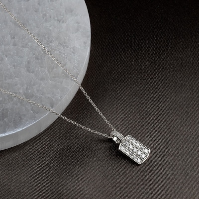 プラチナ ペンダントトップ ダイヤモンド 0.33ct プレート 230927hy101dpm