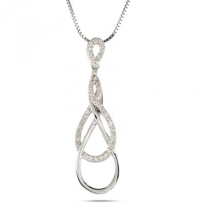 プラチナ ペンダントトップ  ダイヤモンド0.23ct インフィニティー250114hy200