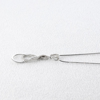 プラチナ ペンダントトップ  ダイヤモンド0.23ct インフィニティー250114hy200