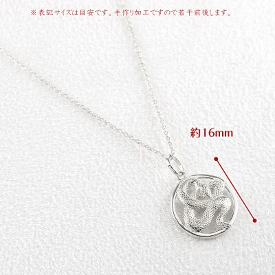 ヘビ ペンダントトップ プラチナ ネックレス  pt900 241017sh203dp