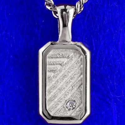 pt999(純プラチナ)インゴット型ペンダントトップ ネックレス 230404102dpt999