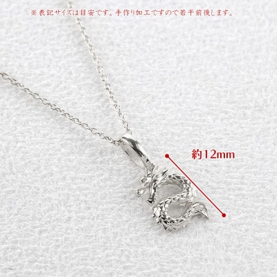 純プラチナネックレス  龍(ドラゴン) ペンダントトップ 250515201pt999