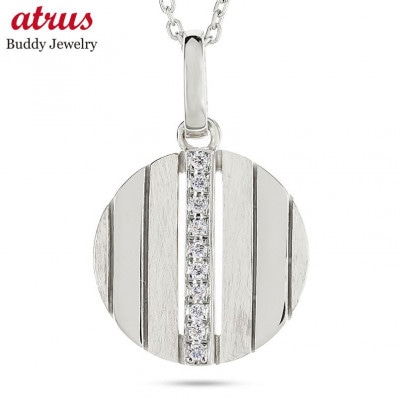 pt900 サークル ダイヤモンドペンダントトップ　250520200pm