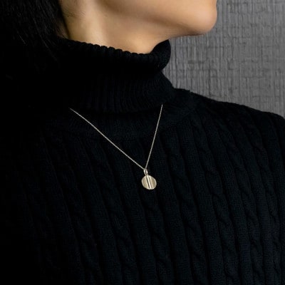 pt900 サークル ダイヤモンドペンダントトップ　250520200pm