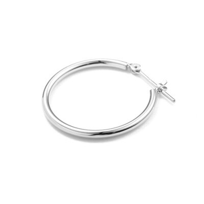 プラチナ900　フープピアス　　　　　　　　太さ1.5mm ・直径20.0mm 120346