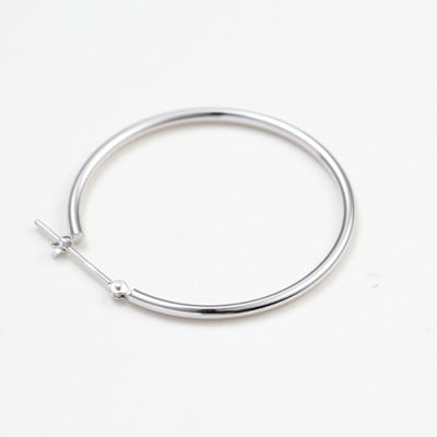 プラチナ900　フープピアス　　　　　　　　太さ1.5mm ・直径30.0mm 120339