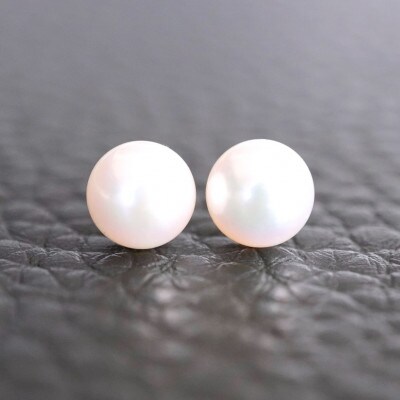 K18 イエローゴールド 本真珠 パール (7mm) ピアス 保証書付 KO-0051