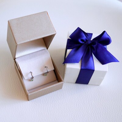 Pt900 プラチナ 2WAY ペリドット フープピアス(直径10mm) 保証書付 SMK-5249