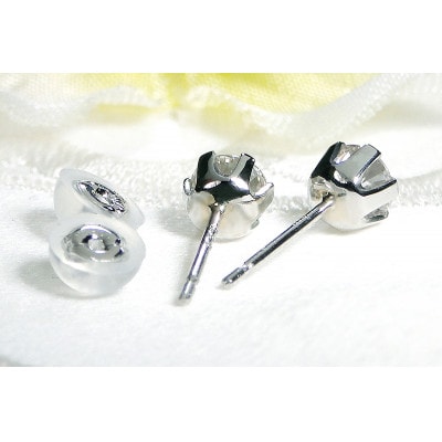 【0.6ct】Pt900  一粒 ダイヤモンド スタッドピアス