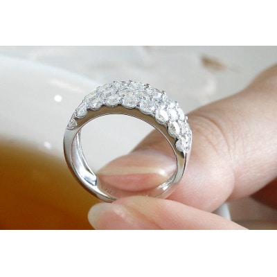 pt900ダイヤモンド パヴェ エタニティリング【2.0ct】　7号