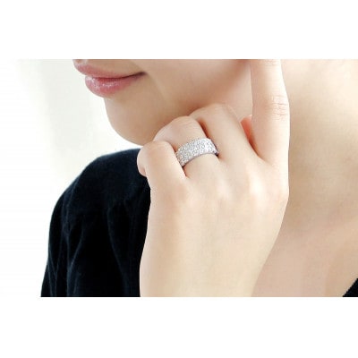 pt900ダイヤモンド パヴェ エタニティリング【2.0ct】　15号