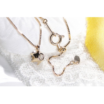 【中央宝石研究所ソーティング付き】K18YG一粒 ダイヤモンド ネックレス【0.5ct】