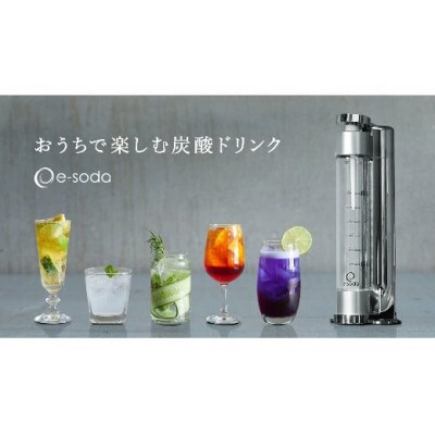 【アウトレット】炭酸水メーカーセット シルバーガス2本