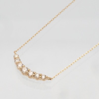 K18 0.30ct ダイヤモンド ペンダントネックレス　HH-019723