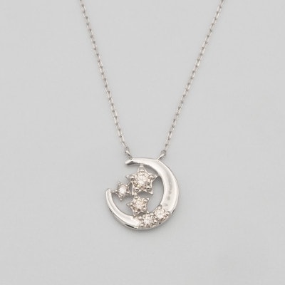 PT900/PT850 0.10ct ダイヤモンド ペンダントネックレス HH-019741