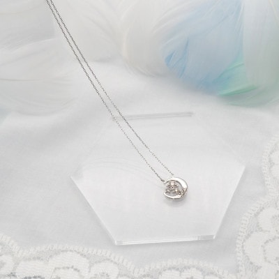 PT900/PT850 0.10ct ダイヤモンド ペンダントネックレス HH-019741