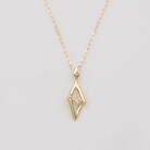 K18 0.01ct ダイヤモンド ペンダントネックレス HH-019746