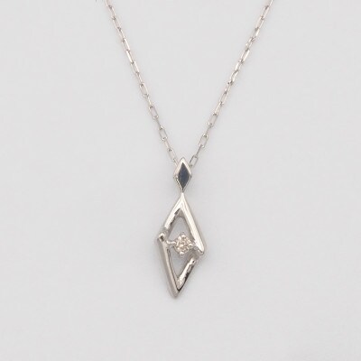 PT900/PT850 0.01ct ダイヤモンド ペンダントネックレス HH-019747