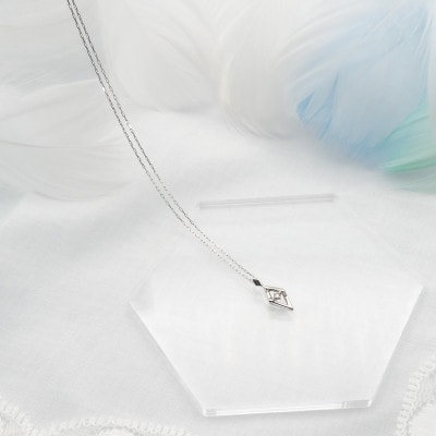PT900/PT850 0.01ct ダイヤモンド ペンダントネックレス HH-019747