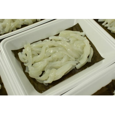 富山の老舗旅館が作った昆布〆(芭蕉かじき・甲いか)