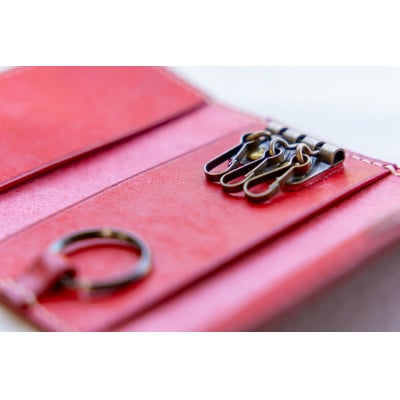 トッコ・リーノ　キーケース　レッドカラー