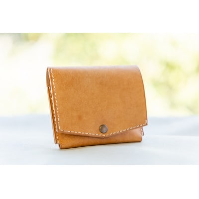 Tocco Fold(トッコ・フォルド)二つ折り財布　ナチュラル