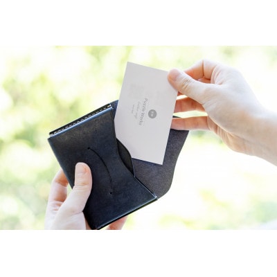 Tocco Nodo(トッコ・ノード)名刺入れ　ネイビー