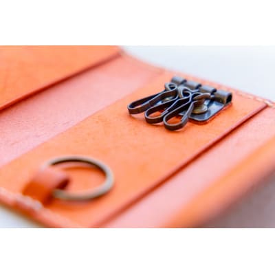 Tocco Lino(トッコ・リーノ)　キーケース　オレンジ